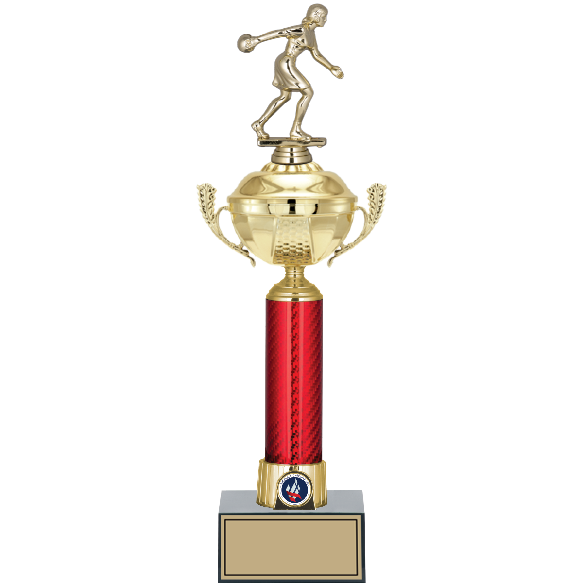 Bowling Kadın Figürlü Kupalar 45, 42, 40 cm | FG-054 - 45