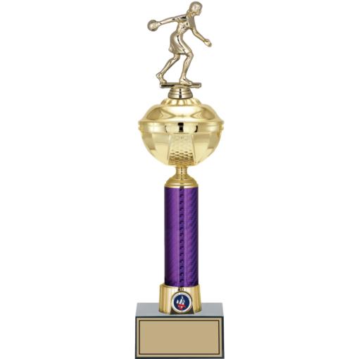 Bowling Kadın Figürlü Kupalar 45, 42, 40 cm | FG-059 - 45