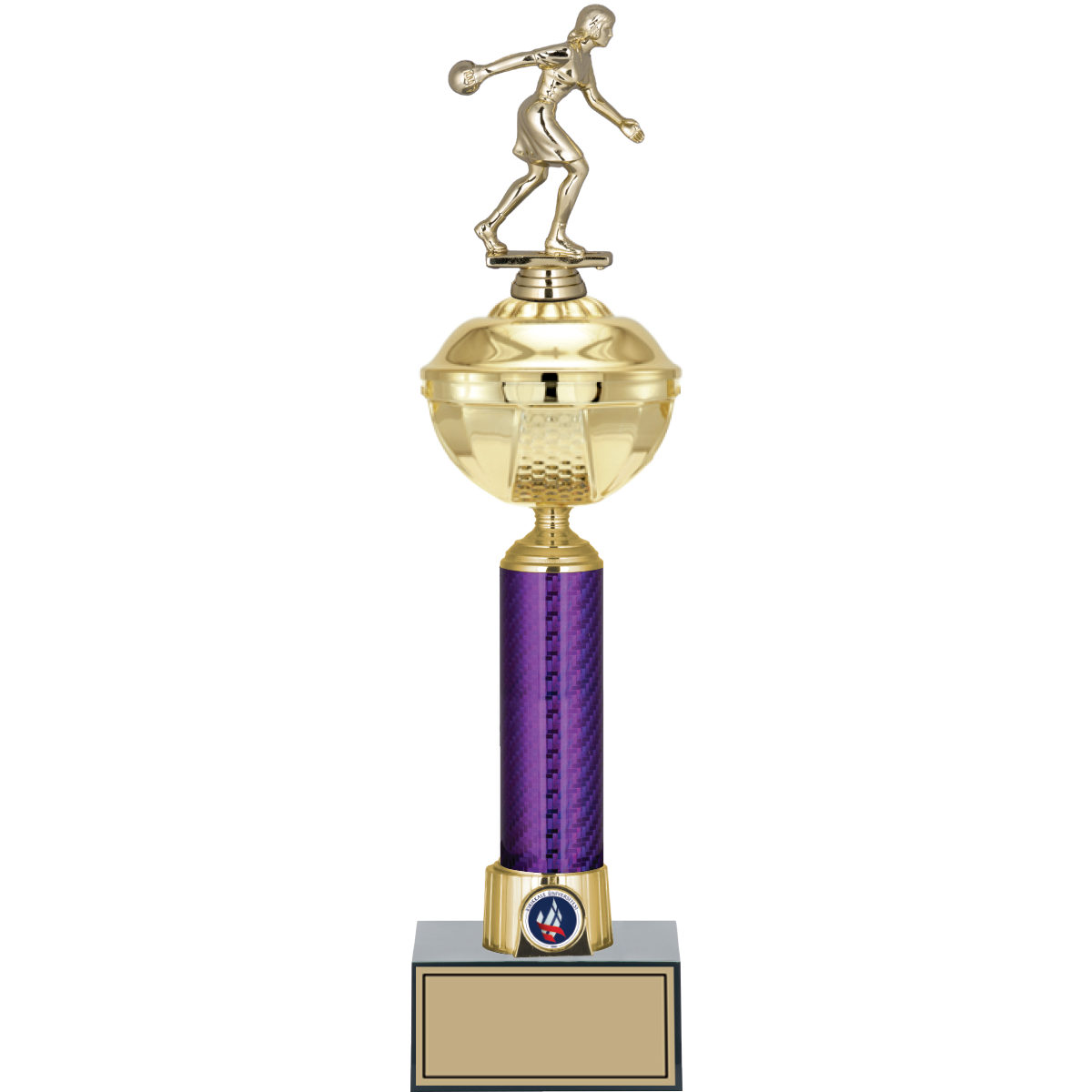 Bowling Kadın Figürlü Kupalar 45, 42, 40 cm | FG-059 - 45