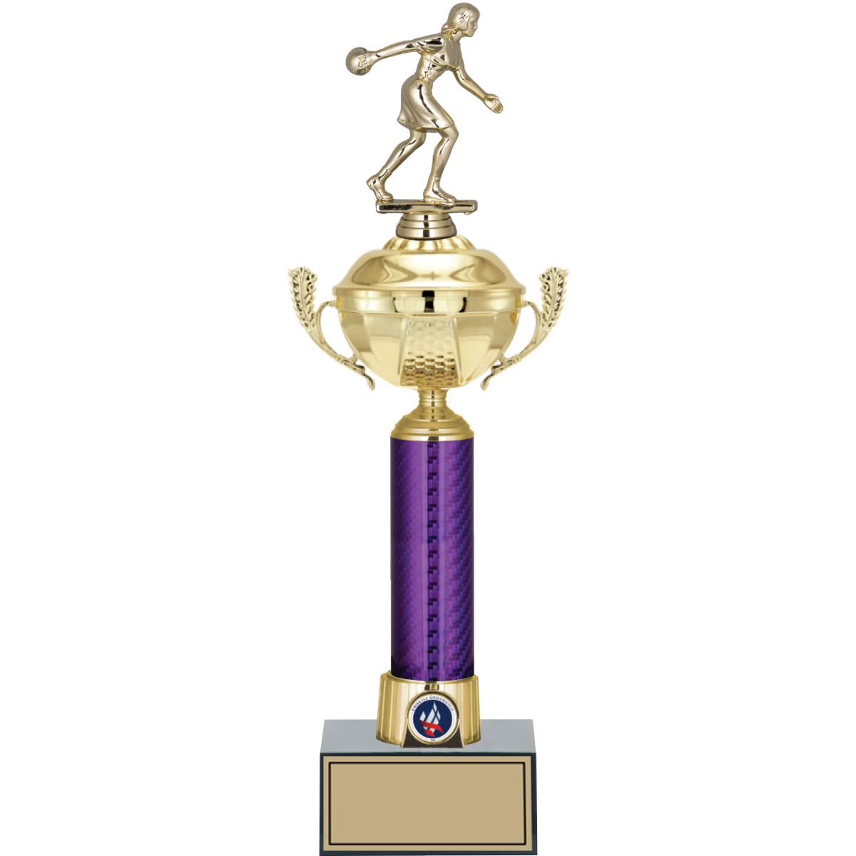 Bowling Kadın Figürlü Kupalar 45, 42, 40 cm | FG-060 - 45