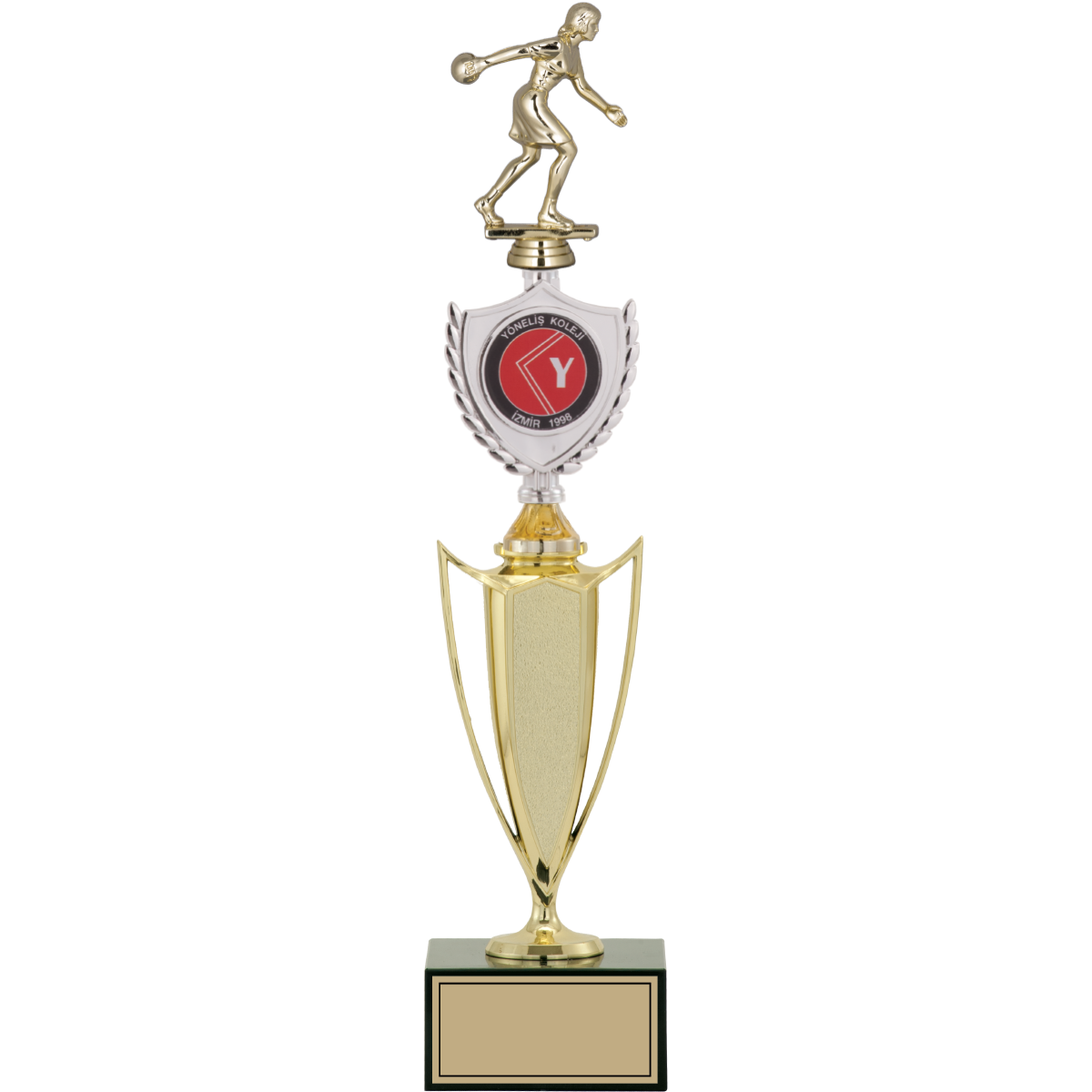 Bowling Kadın Figürlü Kupalar 46, 44, 41 cm | FG-042 - 46