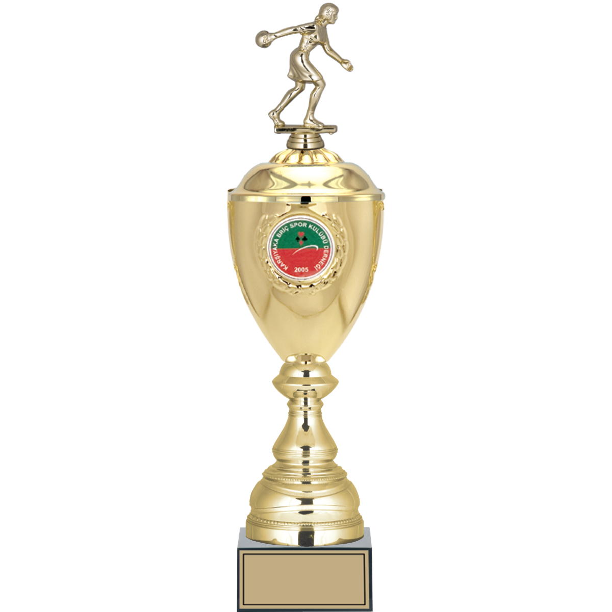 Bowling Kadın Figürlü Kupalar 49, 47, 46 cm | FG-079 - 49