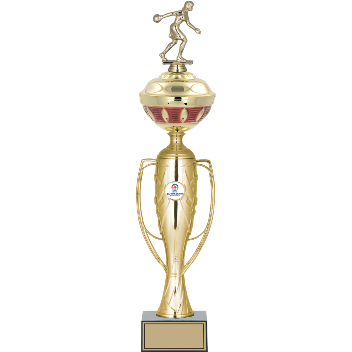 Bowling Kadın Figürlü Kupalar 53, 49, 47 cm | FG-073 - 53