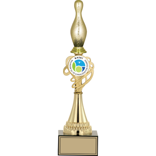 Bowling / Pin Figürlü Kupalar 38, 36, 34 cm | FG-034
