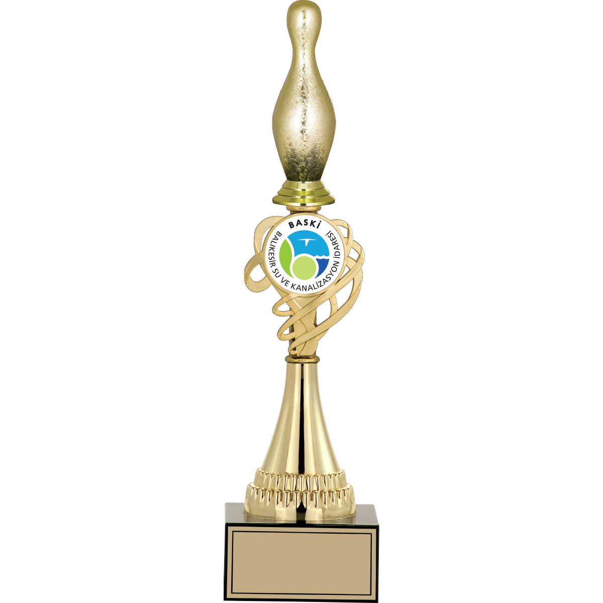 Bowling / Pin Figürlü Kupalar 38, 36, 34 cm | FG-034