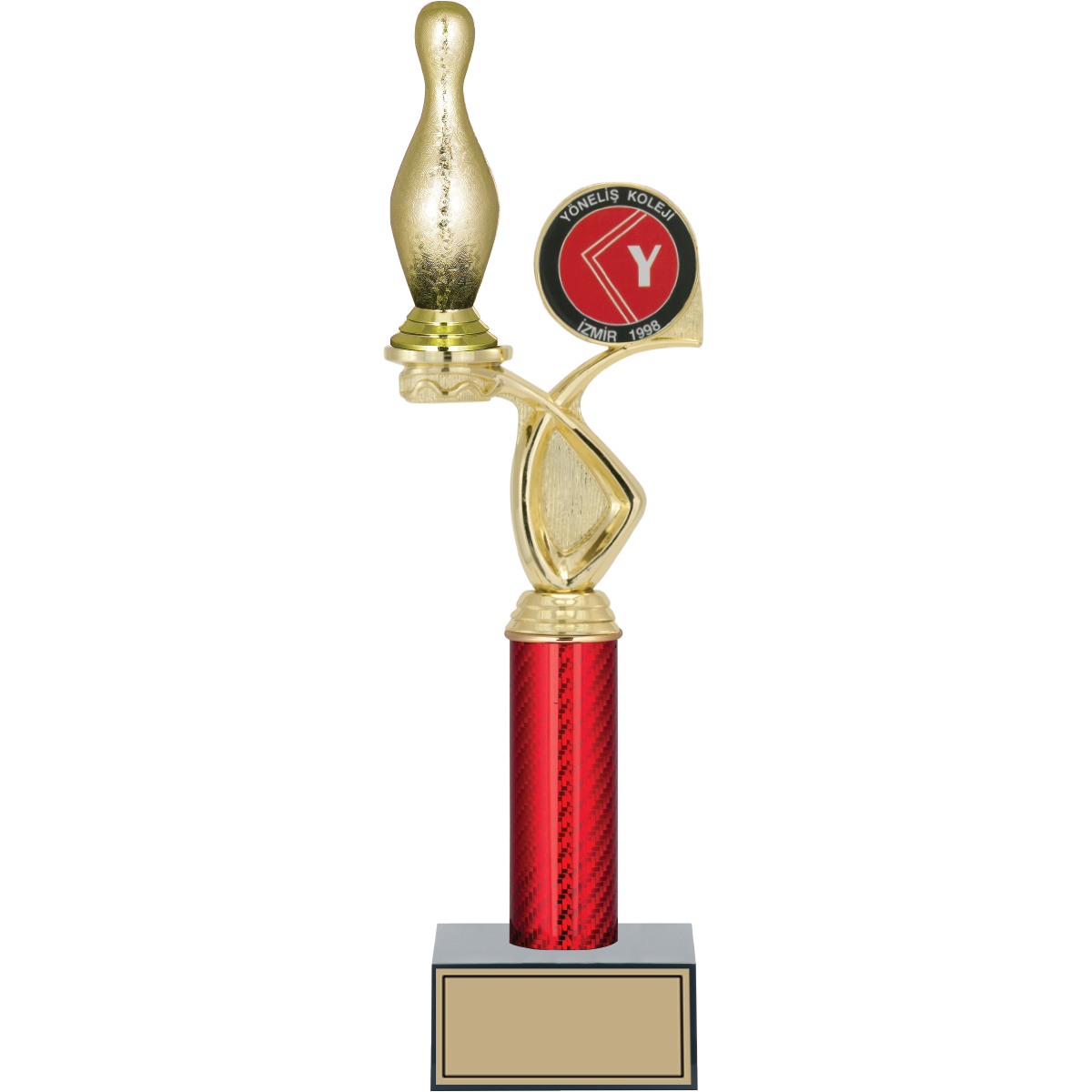 Bowling / Pin Figürlü Kupalar 40, 37, 35 cm | FG-016 - 40