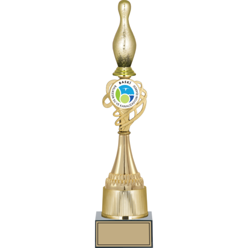 Bowling / Pin Figürlü Kupalar 43, 40, 37 cm | FG-036 - 43