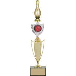 Bowling / Pin Figürlü Kupalar 47, 45, 43 cm | FG-042 - 47