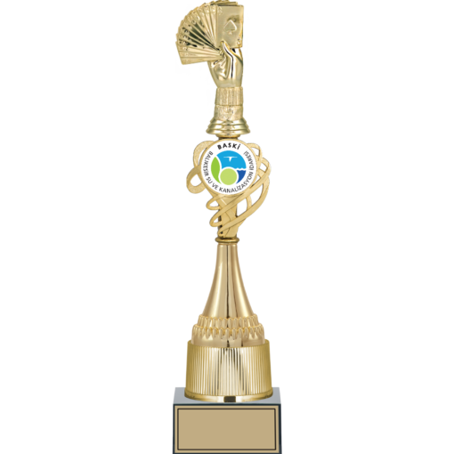 Briç Figürlü Kupalar 42, 39, 36 cm | FG-033 - 42