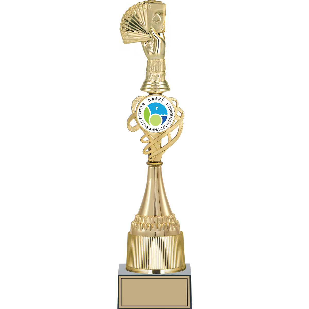 Briç Figürlü Kupalar 42, 39, 36 cm | FG-033 - 42