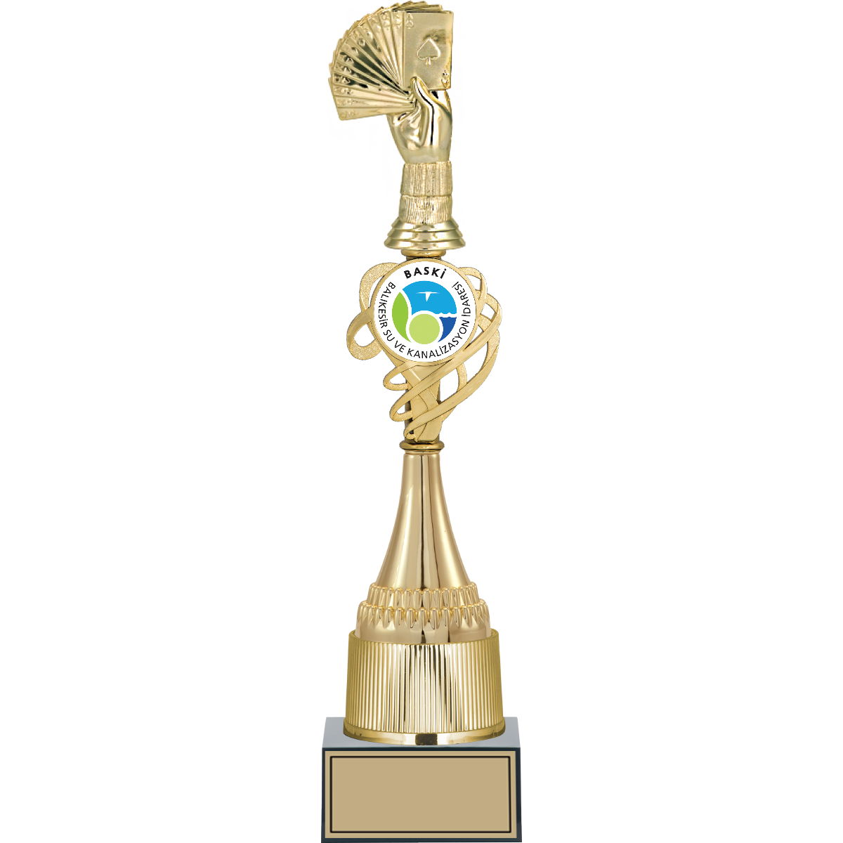 Briç Figürlü Kupalar 42, 39, 36 cm | FG-036 - 42