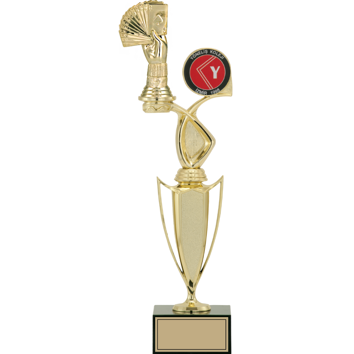 Briç Figürlü Kupalar 43, 41, 39 cm | FG-043 - 43