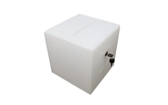 Buz Beyaz Dilek ve Şikayet Kutusu 30x30cm