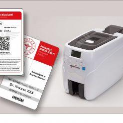 Çift Taraflı Kart Yazıcı Pointman N35 Kart Baskı Makinesi