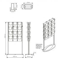 Coctail Broşürlük Tek Taraflı 3×4 A4 17 Coctail Broşürlük Çift Taraflı 3×4 A4