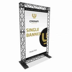 Crown Truss Stand Banner 150x250cm
