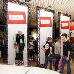 Crown Truss Stand Banner 150x250cm