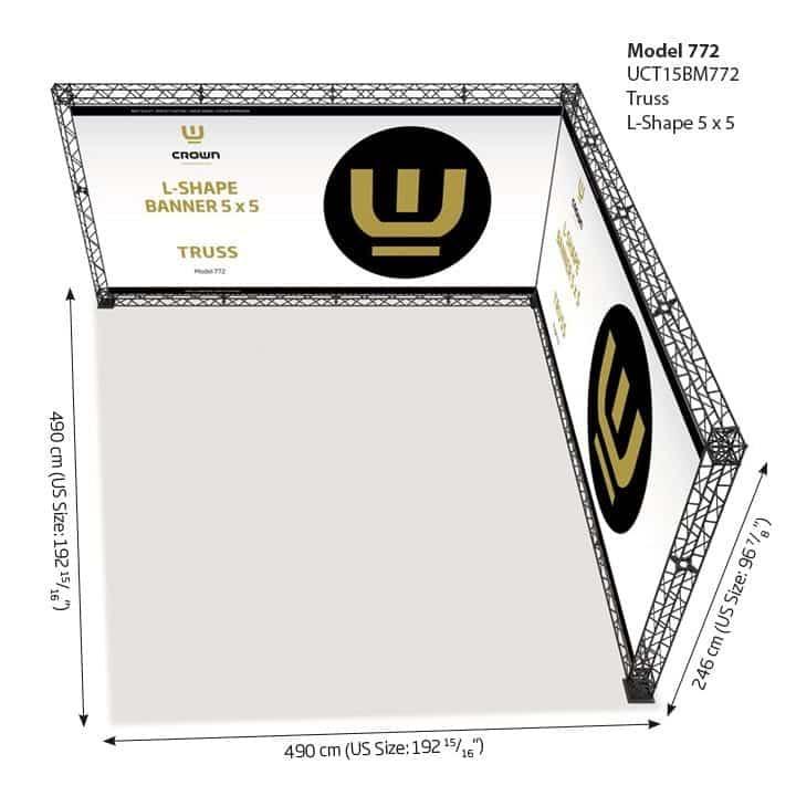 Crown Truss Stand L Model 5×5 2 Crown Truss Stand L Model 5×5