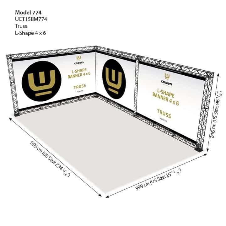 Crown Truss Stand L Model 6×4 2 Crown Truss Stand L Model 6×4