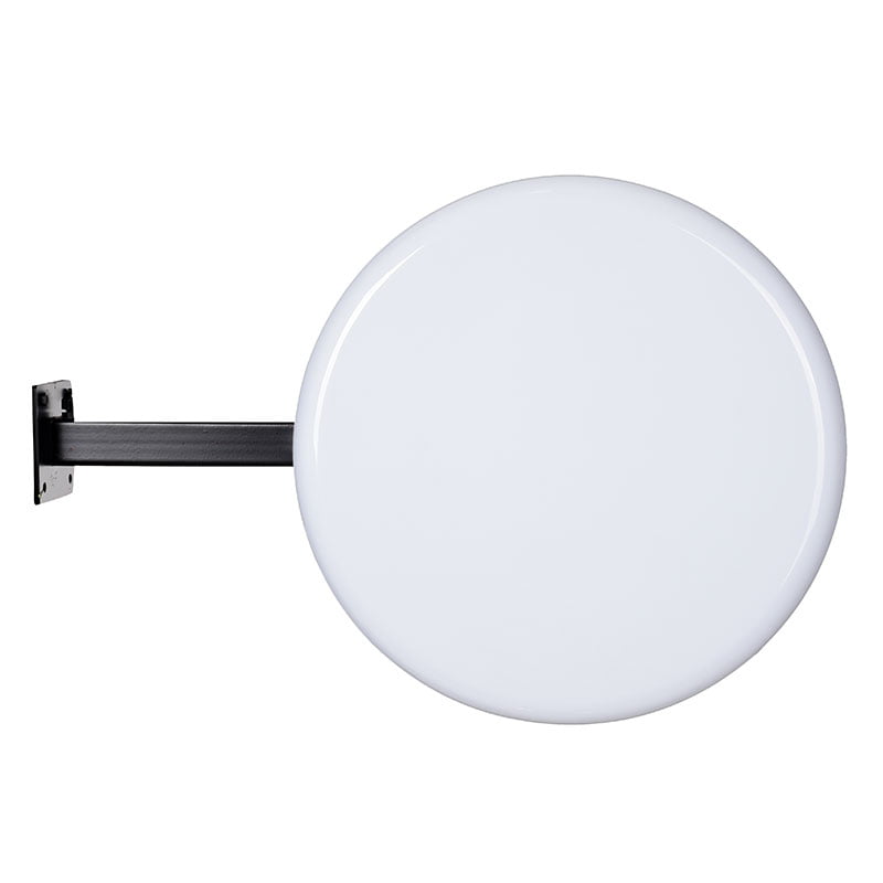 Daire Düz Ayaklı Fener Tabela