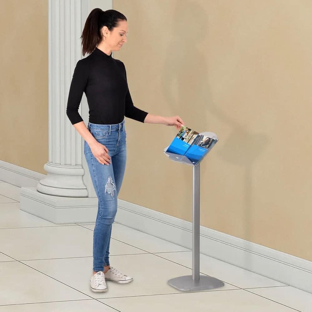 Dekoratif Broşür Standı A3 Yatay 5 Dekoratif Broşür Standı A3 Yatay