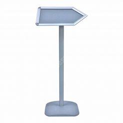 Kama Uçlu A4, Gri, Dekoratif Menü Panosu