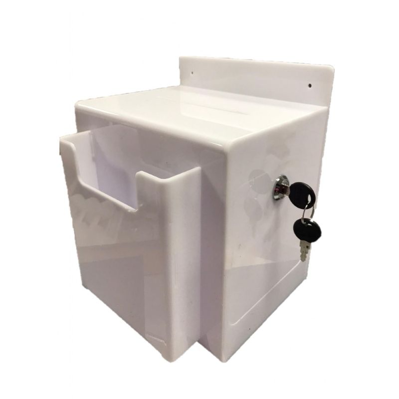 Dilek ve Şikayet Kutusu Beyaz Cepli (15x20xH20)