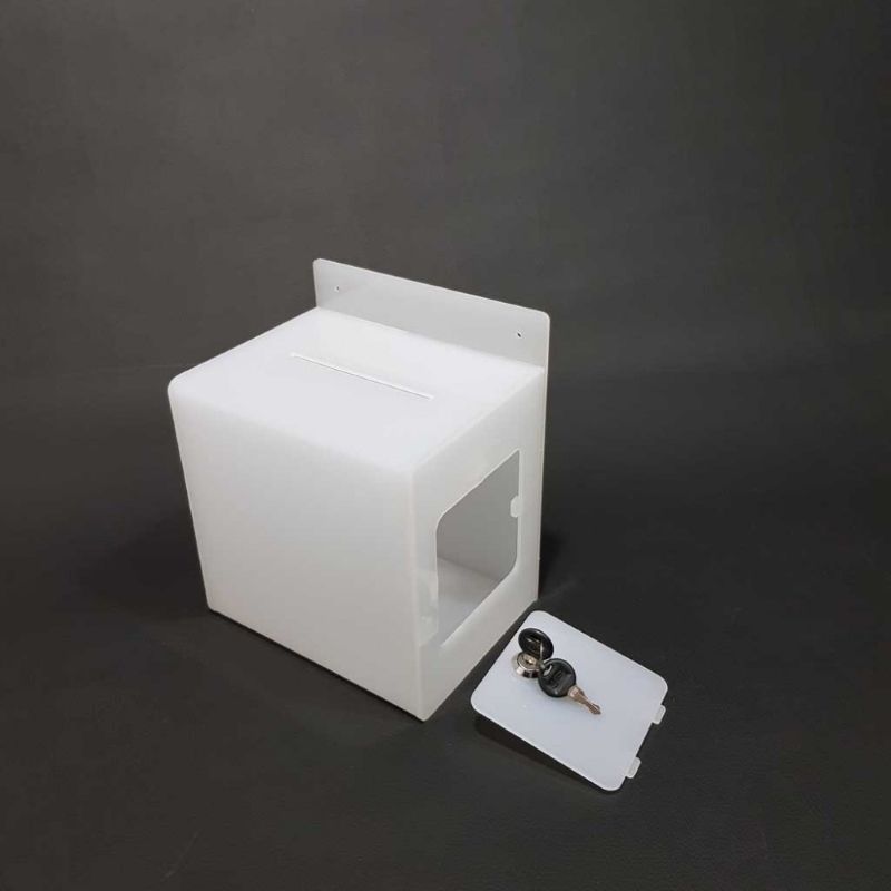 Dilek ve Şikayet Kutusu Buz Beyaz (15x20xH20 cm)