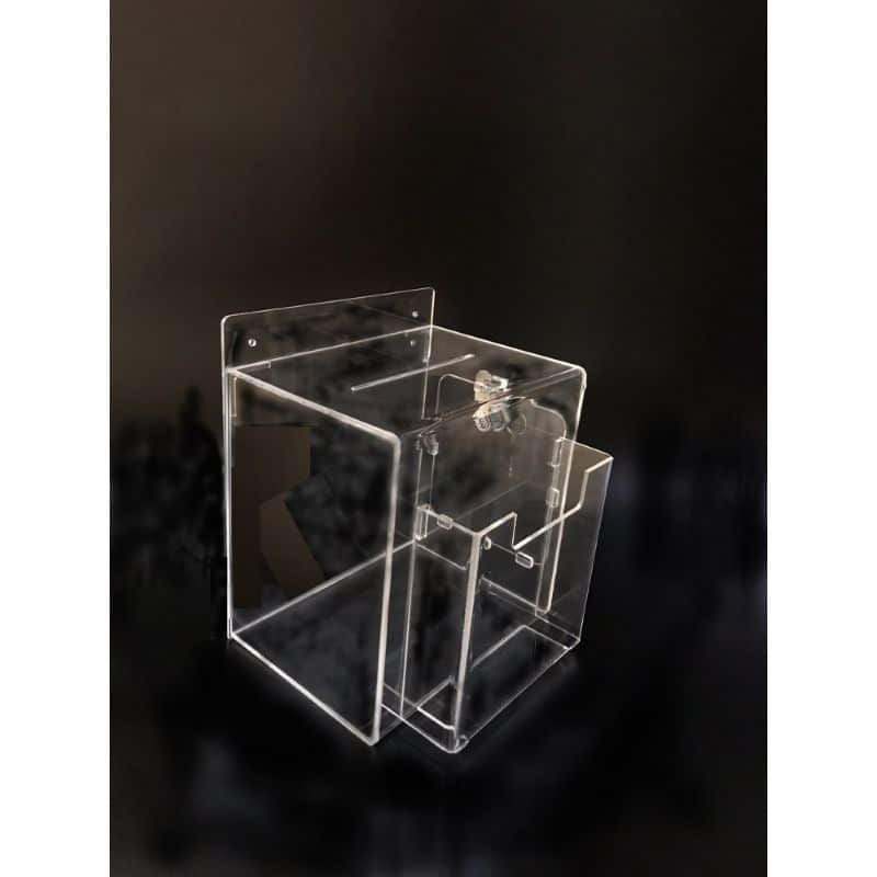 Dilek ve Şikayet Kutusu Cepli Şeffaf (15x20xH20)