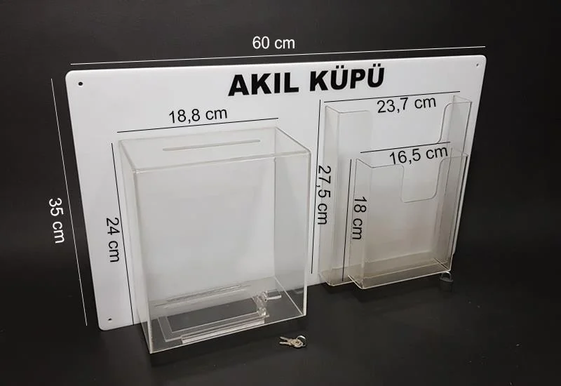 Dilek ve Şikayet Kutusu Şeffaf