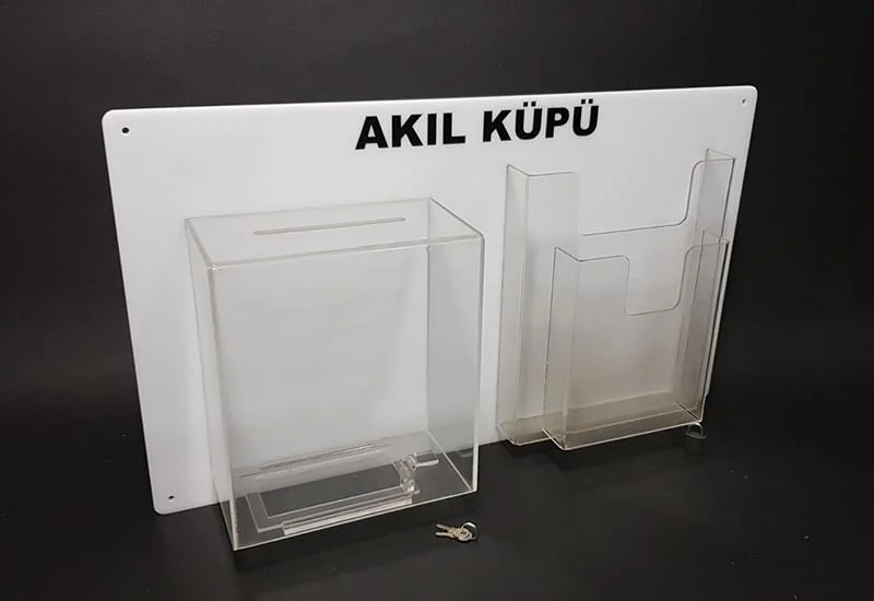 Dilek ve Şikayet Kutusu Şeffaf