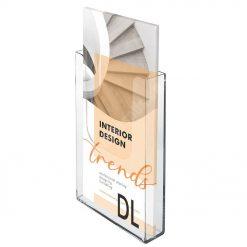 Duvar Tipi Tekli Broşürlük 1/3 A4 (10,5x21cm Broşürler için Uygundur)