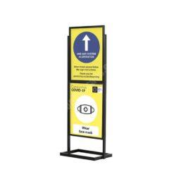 Online Satış -1 38 Eko Poster Pano Çift Katlı A1 Siyah