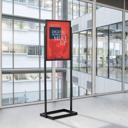 Eko Poster Pano Tek Katlı B2 50x70cm Siyah - Detay Görünümü