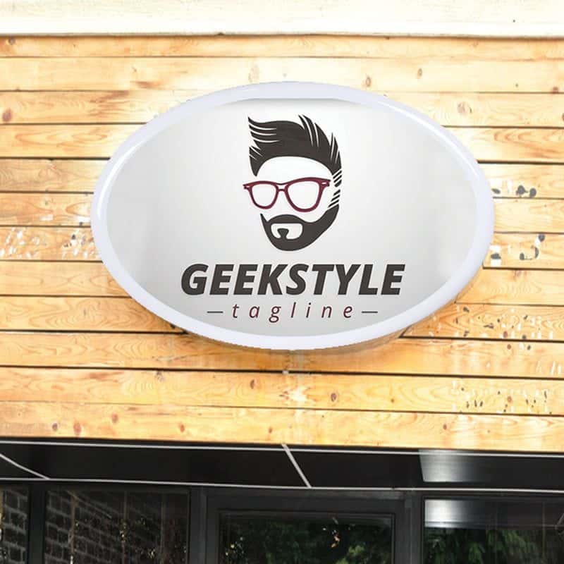 Elips Tek Yönlü Duvara Monte Fener Tabela