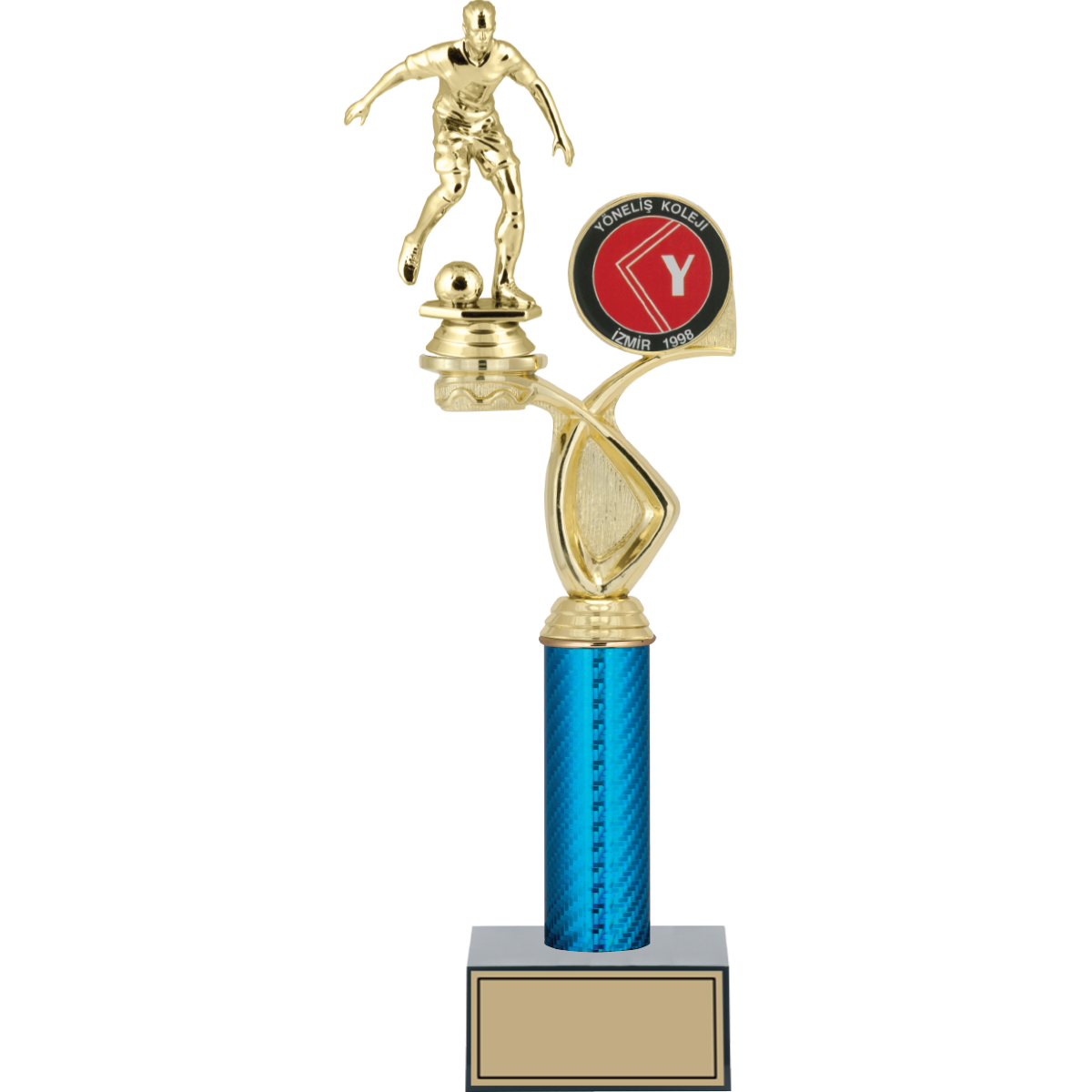 Futbol Figürlü Kupalar 38, 35, 33 cm | FG-017 - 38