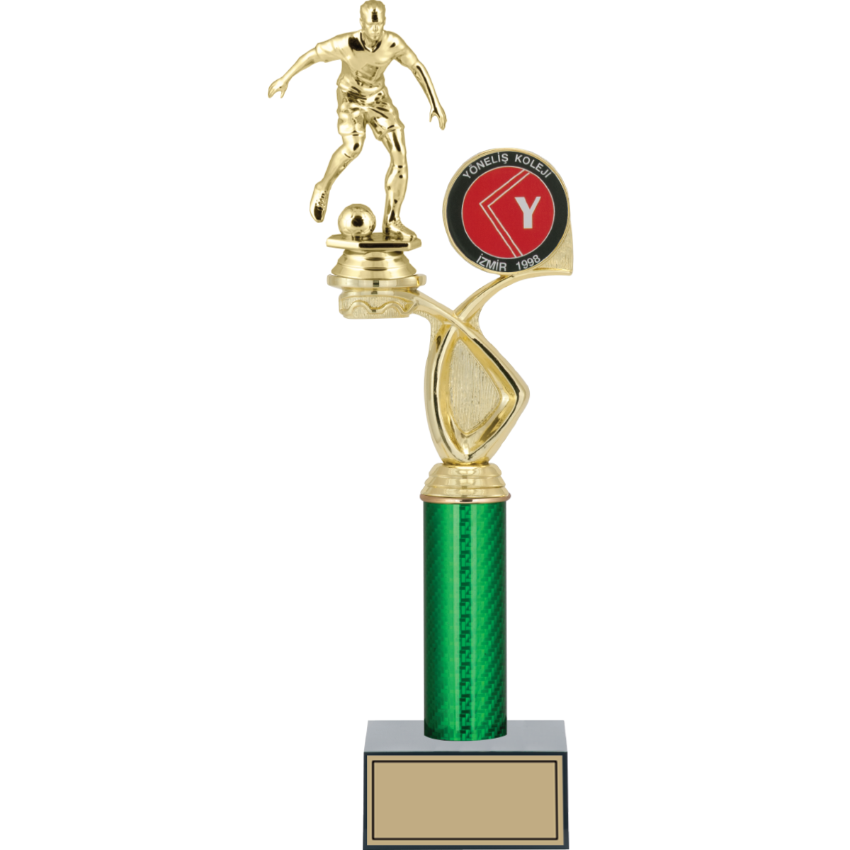 Futbol Figürlü Kupalar 38, 35, 33 cm | FG-018 - 38