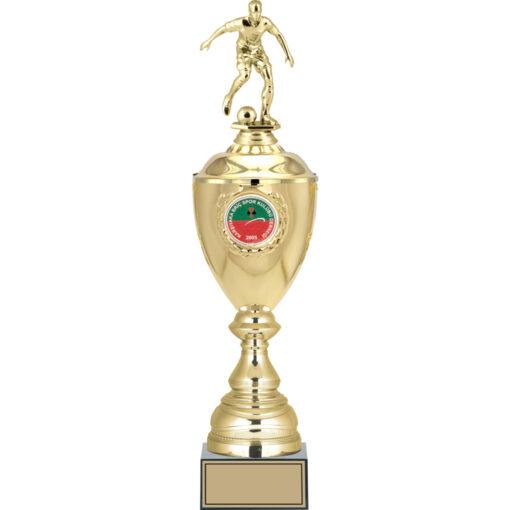 Futbol figürlü ödül kupası, futbol figurleriyle tasarlanmış prestijli ödül hediyesi, futbol takımları için özel ödül kupa, futbol figürlü hediye, kurumsal etkinlikler için figürlü kupa