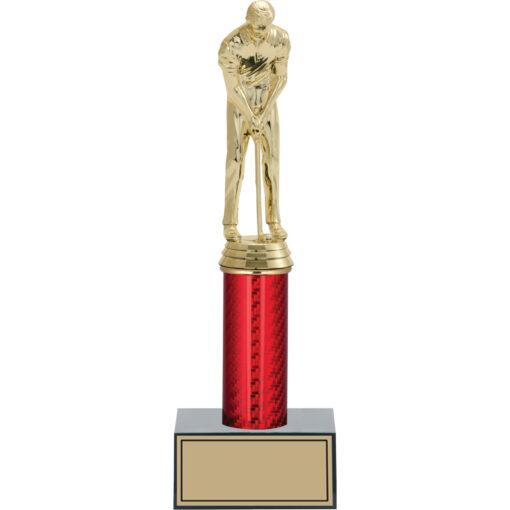 Golf Figürlü Kupalar 29 cm Logo Baskılı, Karakteristik golf kupa tasarımı 29 cm, Özelleştirilmiş golf figurlü kupası