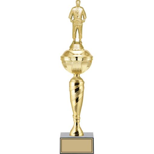 Judo Figür Kupası 46 cm Logo Baskılı Seramik Ödül