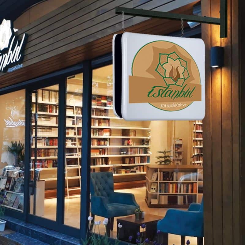 Kare Askı Aparatlı Fener Tabela