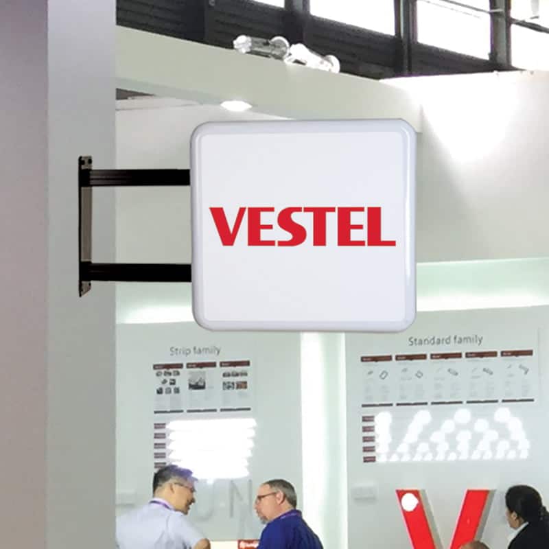 Kare Düz Ayaklı Fener Tabela