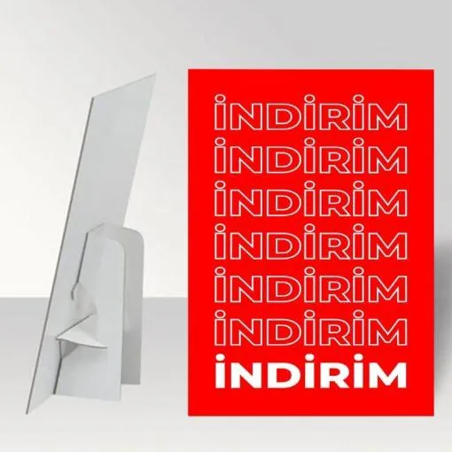100x140cm karton ayaklı poster pano