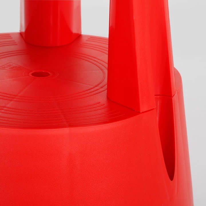 Kaymaz Tabure Tekerlekli Basamaklı Kırmızı
