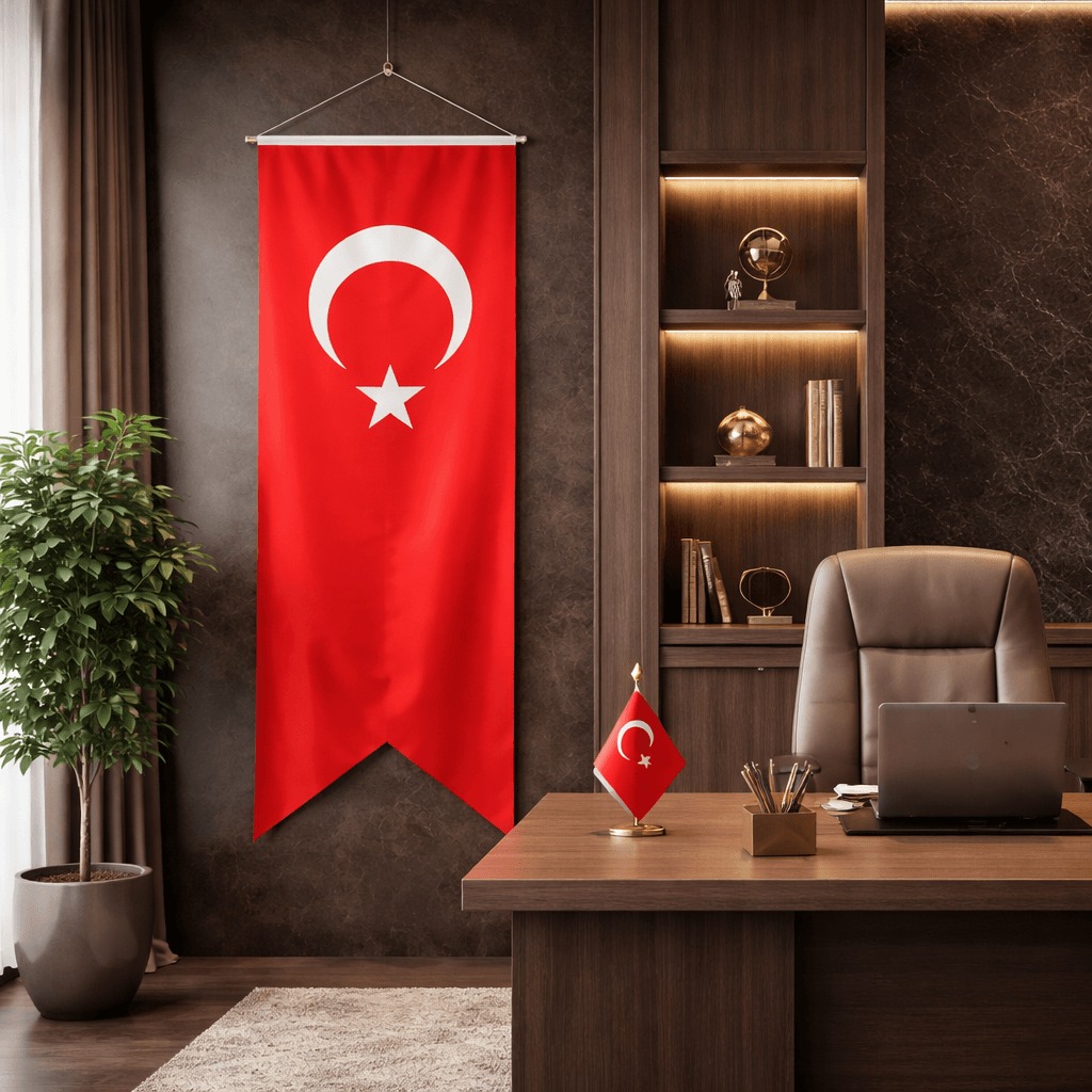 Kırlangıç Türk Bayrağı | Saten Kumaş, Farklı Ölçü Seçenekleri 3 Kırlangıç Türk Bayrağı | Saten Kumaş, Farklı Ölçü Seçenekleri