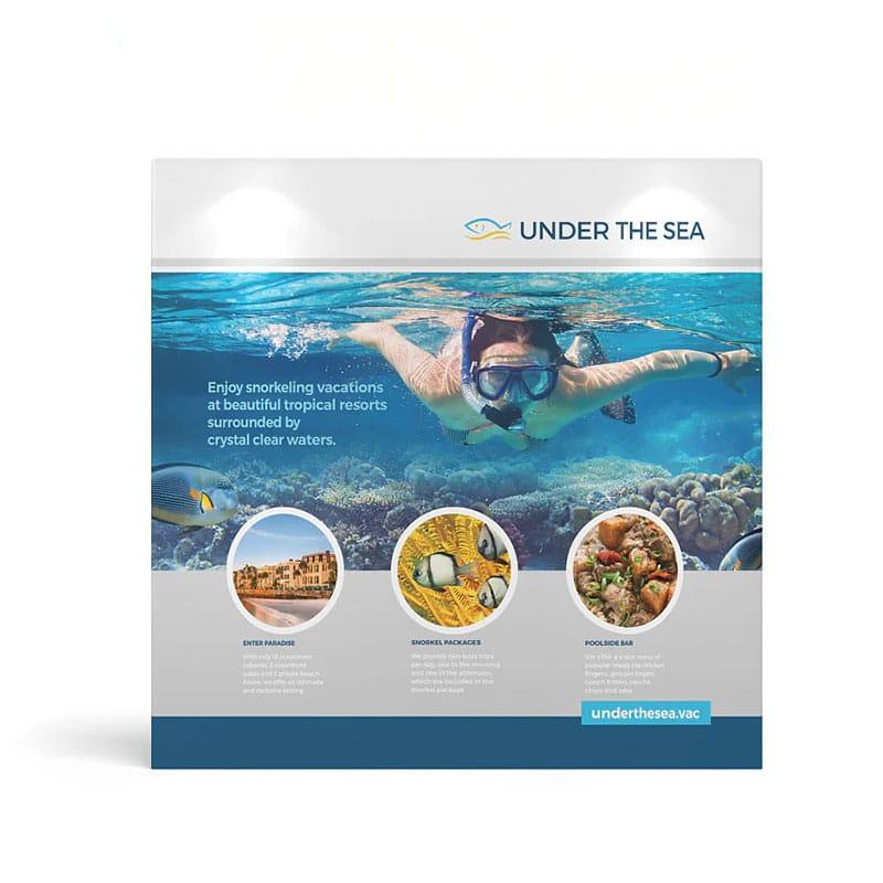 Kumaş Örümcek Stand 1 Panel (75x225cm) 3 Kumaş Örümcek Stand 3 Panel (225x225cm)