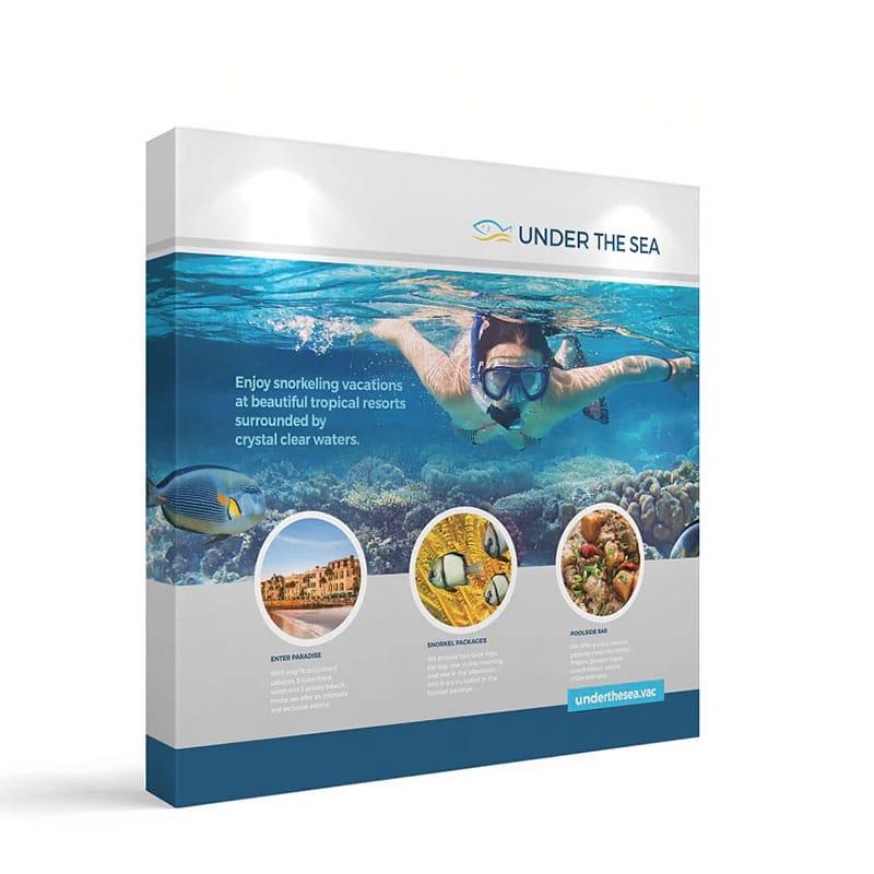 Kumaş Örümcek Stand 1 Panel (75x225cm) 4 Kumaş Örümcek Stand 3 Panel (225x225cm)