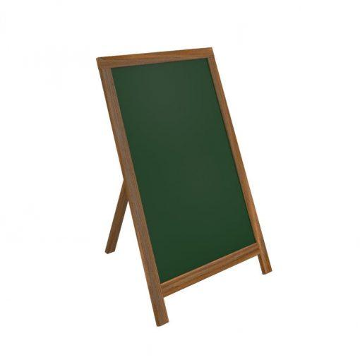 Lüks Ahşap Ayaklı Yazı Tahtası 60x85cm Yeşil/Siyah