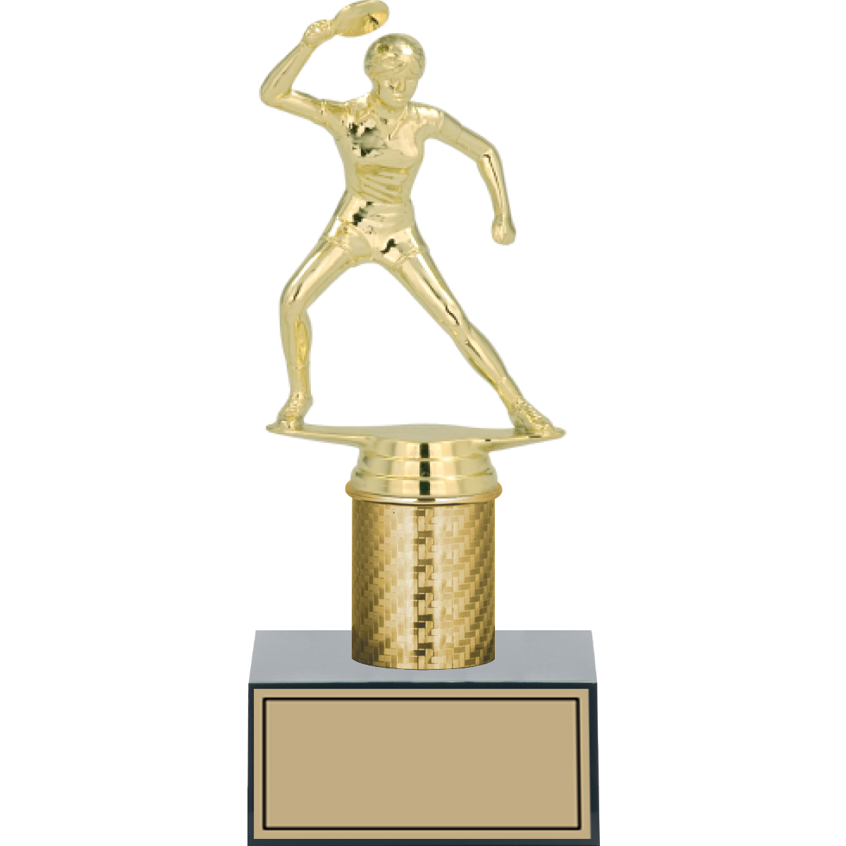 Masa Tenisi Kadın Figürlü Kupalar 22, 19, 17 cm | FG-001 - 22