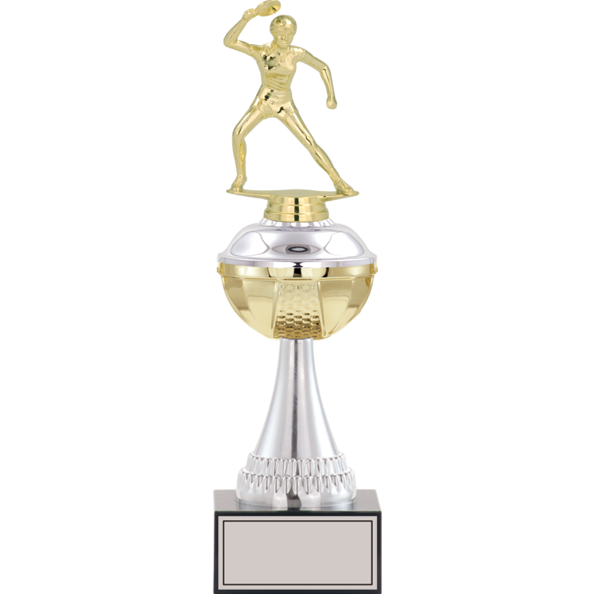 Masa Tenisi Kadın Figürlü Kupalar 35, 32, 30 cm | FG-045 - 35
